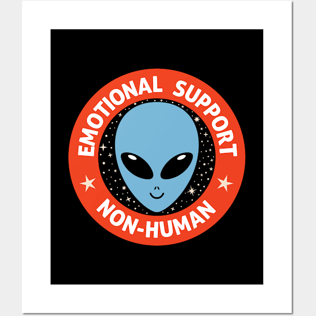 Emotional Support Non-Human Wall Art by marieltoigo